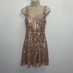 LuLu's Sequin lined Mini Dress